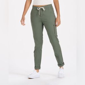 Vuori Ripstop Pant Army Green Duraterra Casual Athletic Cotton Blend Size Medium